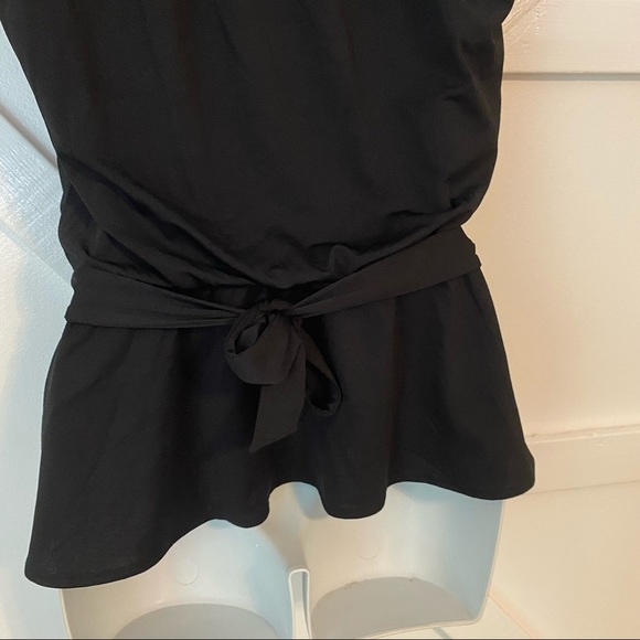 Banana Republic Draped Surplice Peplum Blouse XS - Picture 5 of 8